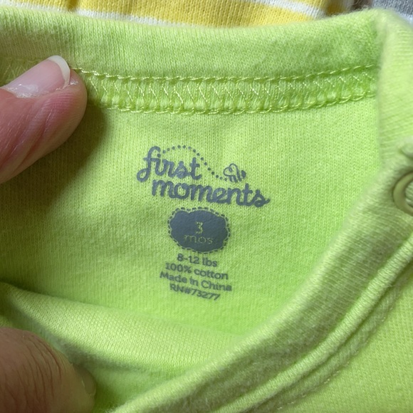 5 - Carter’s, Oshkosh, First Moments Rompers - Picture 5 of 13